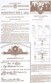 Patent for automatic voltage regulator from Dr. Ing. F. Krizik.